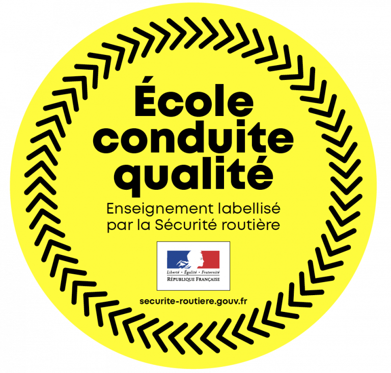 logo auto école labellisée